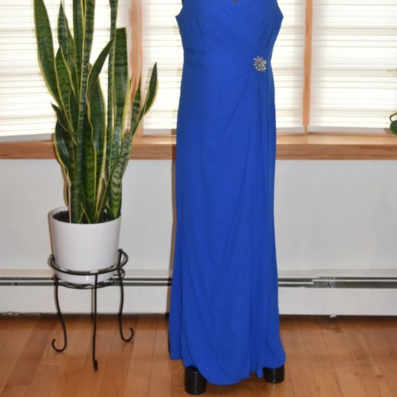 David's Bridal Dresses Davids Bridal Long Bridesmaid Blue Dress